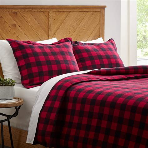 red and black comforter full|red and black flannel comforter.